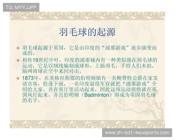 羽毛球水平介绍